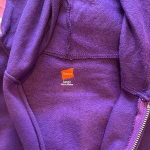 Hanes Kids Hoodie in Rich Purple